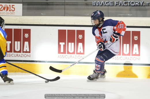 2015-01-10 Torino Bulls-Hockey Milano Rossoblu U14 0952 Andrea Tulliani